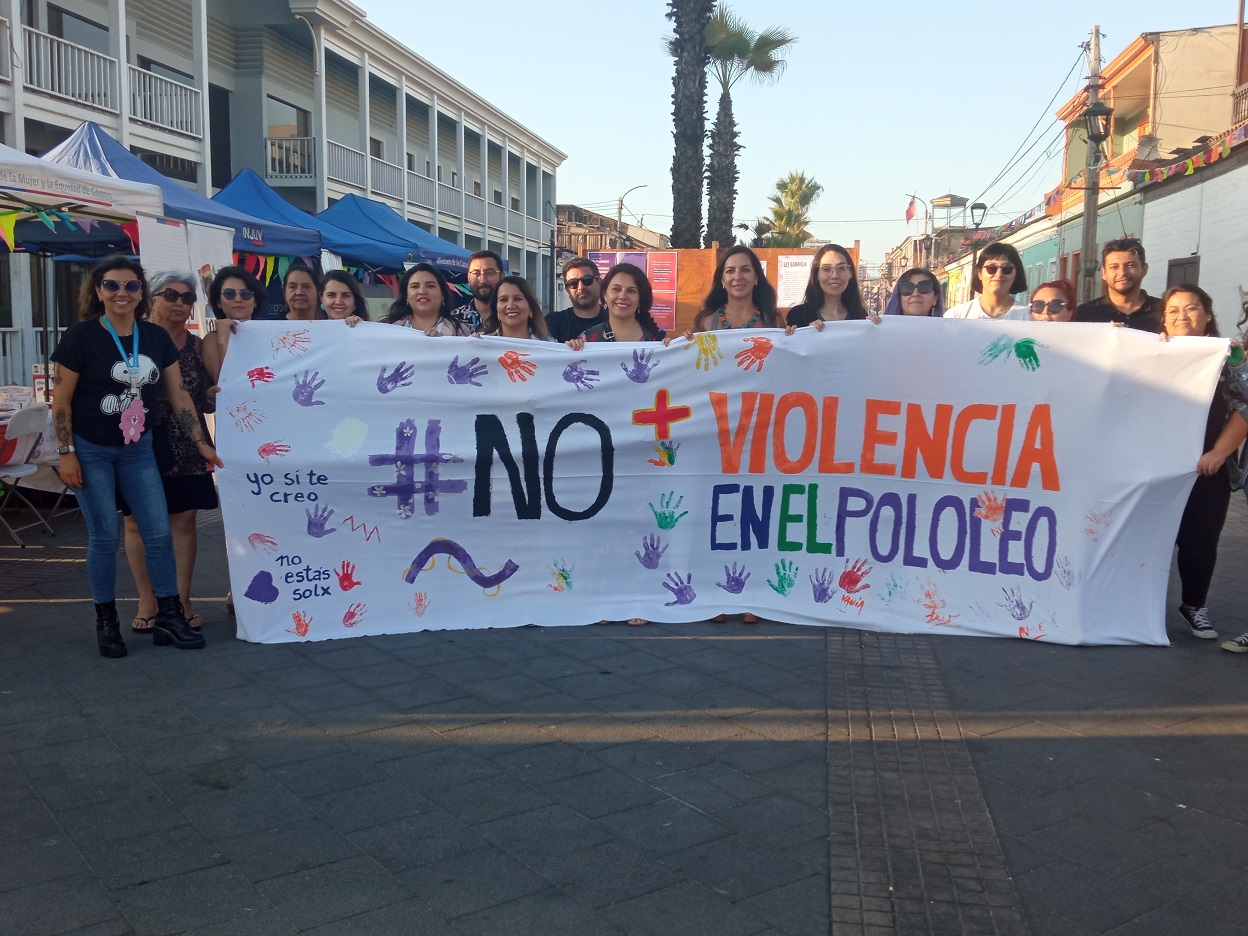 Con feria informativa hicieron llamado a la   prevención de la violencia en el pololeo