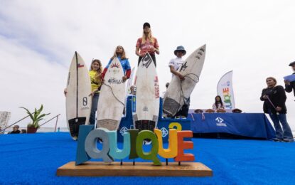 Joven de Maitencillo se coronó en categoría junior y open profesional en el Iquique Pro 2023