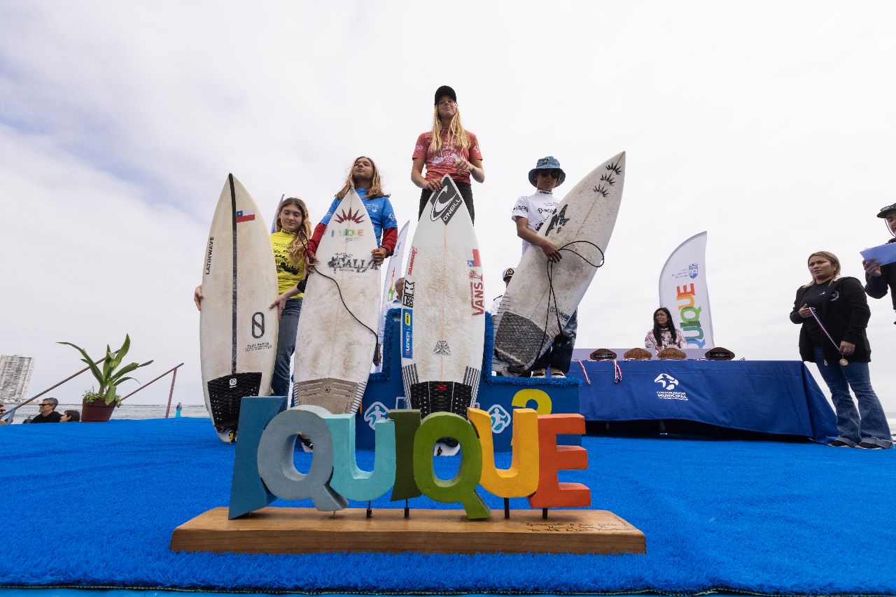 Joven de Maitencillo se coronó en categoría junior y open profesional en el Iquique Pro 2023