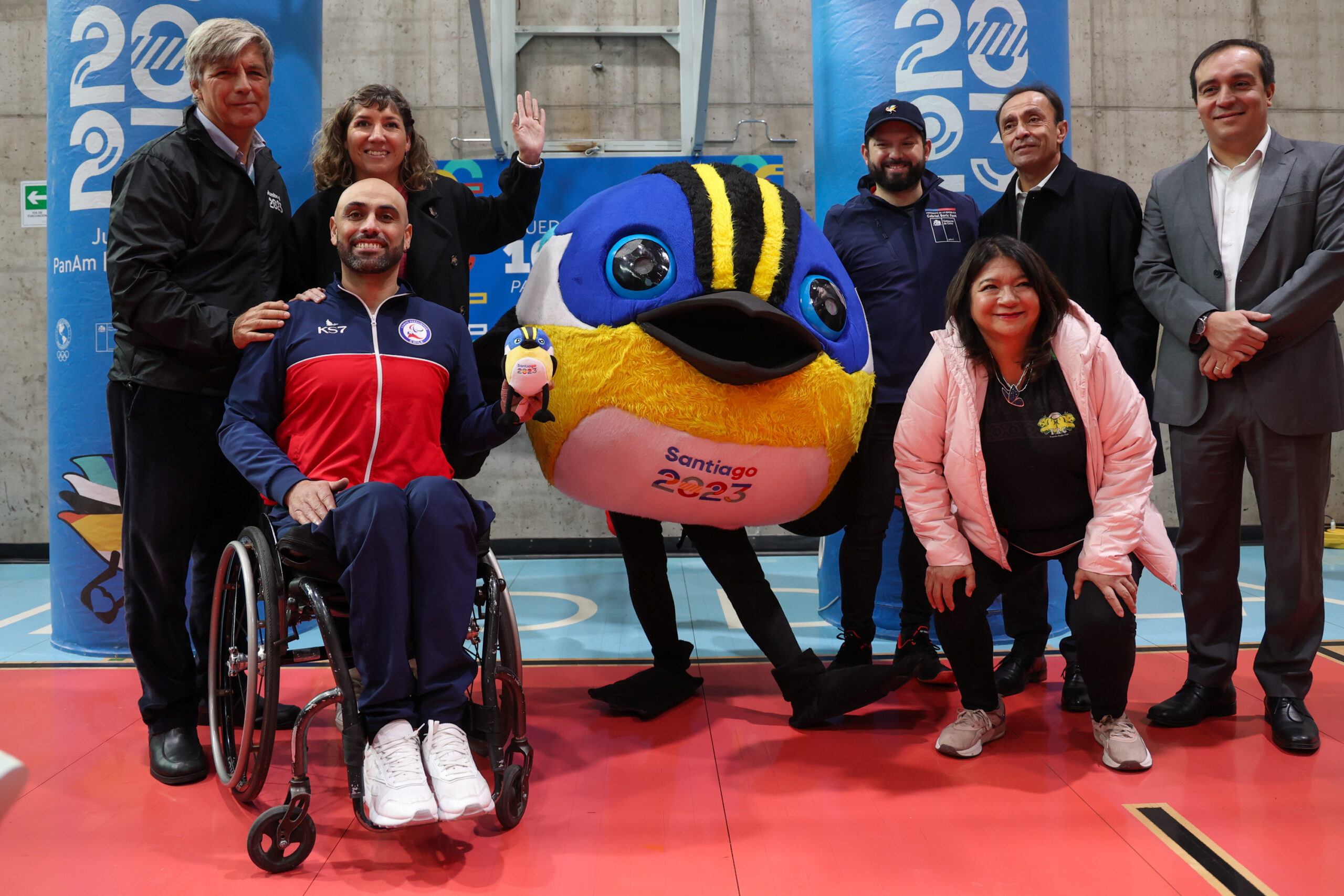 A 100 días de Santiago 2023: Presidente Boric junto al ministro Jaime Pizarro inician la cuenta regresiva para la gran fiesta deportiva  