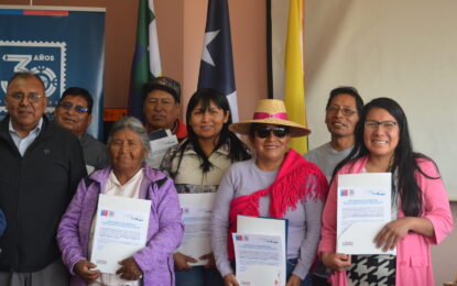 CONADI impulsa la agricultura local mediante la entrega de subsidios para la compra de derechos de aguas