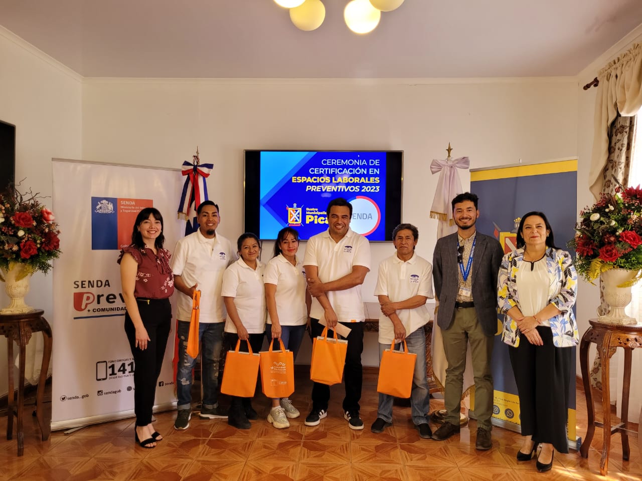 SENDA Tarapacá reconoce a Acqua Di Pica como espacio laboral preventivo