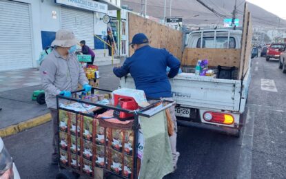 Más de 16 toneladas de productos agrícolas de contrabando decomisados en fiscalizaciones intersectoriales