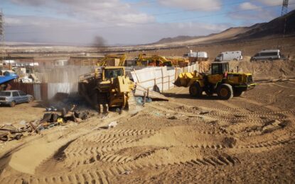 Bienes Nacionales y Delegación Presidencial desalojan 11 hectáreas ocupadas ilegalmente para fines industriales en sector La Chimba Alto Antofagasta