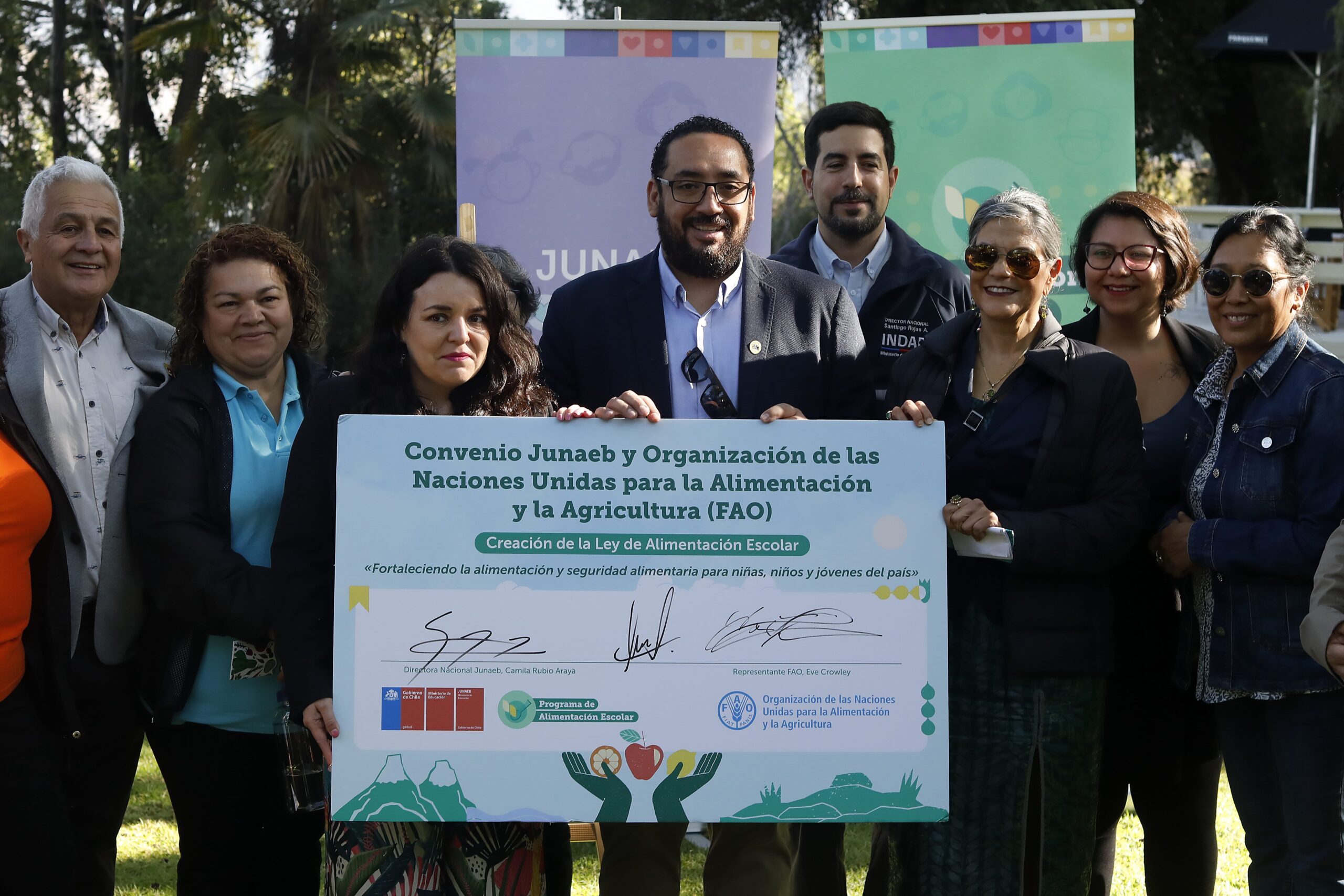 Gobierno y FAO firman convenio para la creación de la “Ley de Alimentación Escolar en Chile” 