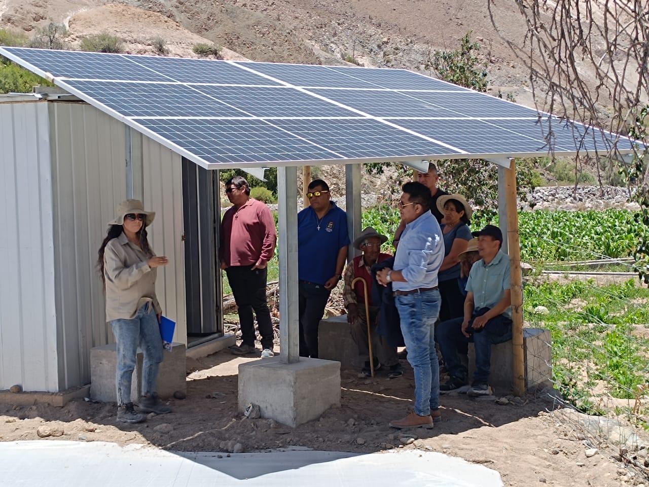 Inauguran proyecto de riego con eficiencia energética en Camiña