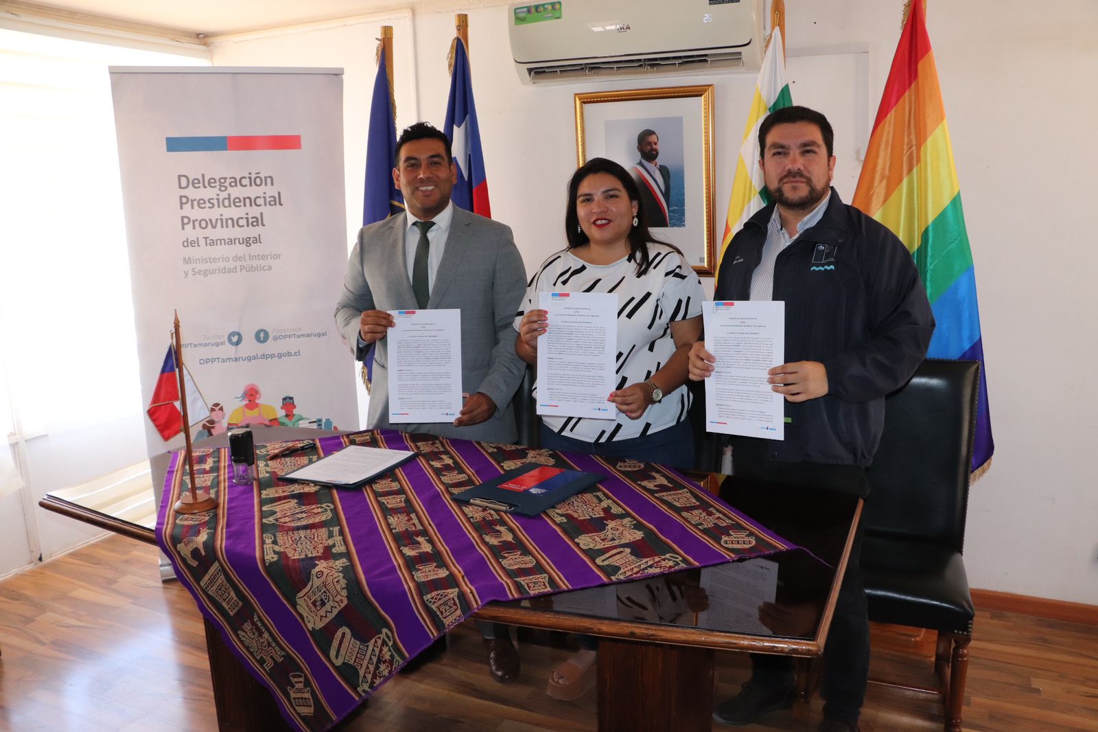 SERNAC Y DELEGACIÓN PRESIDENCIAL PROVINCIAL DEL TAMARUGAL FIRMAN -POR PRIMERA VEZ- UN  CONVENIO PARA MAYOR PROTECCIÓN DE LOS CONSUMIDORES EN TARAPACÁ