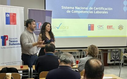 Nodo de Energía coordina certificaciones para establecimientos técnicos de Tarapacá