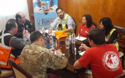 Municipio de Huara presenta Plan de Contingencia ante precipitaciones estivales