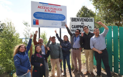 MINISTRA DE BIENES NACIONALES INAUGURÓ ACCESO AL PARAÍSO