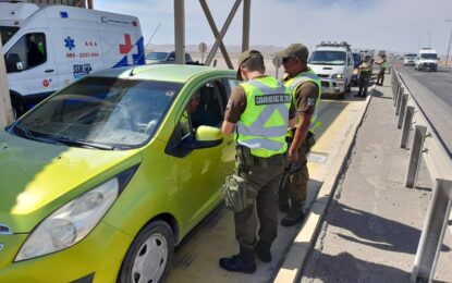 SENDA Tarapacá y Carabineros desarrollan más de 900 controles Tolerancia Cero durante fiestas de fin de año