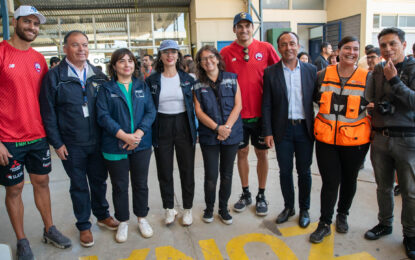 Primos Grimalt se sumaron a la iniciativa “Escuelas Abiertas” en Villa Alemana