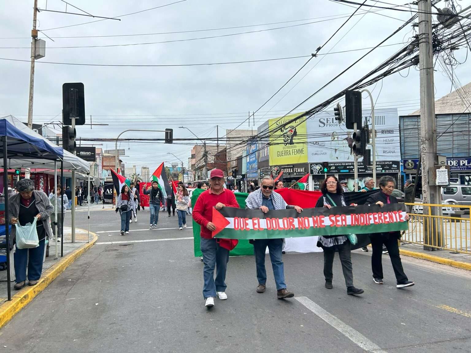 En Solidaridad con el Pueblo Palestino Iquique Realizó Marcha y Acto Cultural