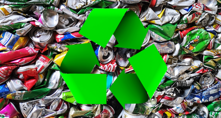 Ayuda al medio ambiente reciclando las latas de aluminio