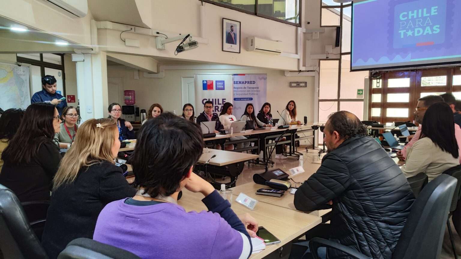 SEREMI de la Mujer y la Equidad de Género en conjunto al Servicio Nacional de Prevención y Respuesta ante Desastres