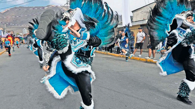 Sociedades religiosas se reunieron para danzar en la fiesta de Jesús de Nazareno en Iquique