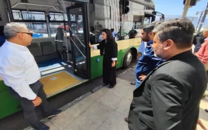 Reciben modelo de bus eléctrico que operará en las comunas de Iquique y Alto Hospicio