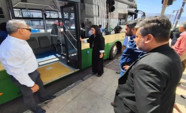 Reciben modelo de bus eléctrico que operará en las comunas de Iquique y Alto Hospicio