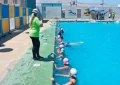 Gran cantidad de inscritos han registrado los talleres gratuitos en la piscina de Alto Hospicio