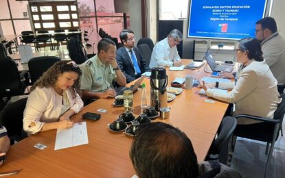 24 de junio: Simulacro de sismoy tsunami en el sector educacional