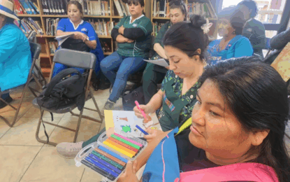 JUNJI realizó jornada de Biblioteca Migrante