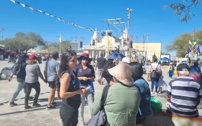 SENDA Tarapacá refuerza campaña preventiva por Fiesta de La Tirana