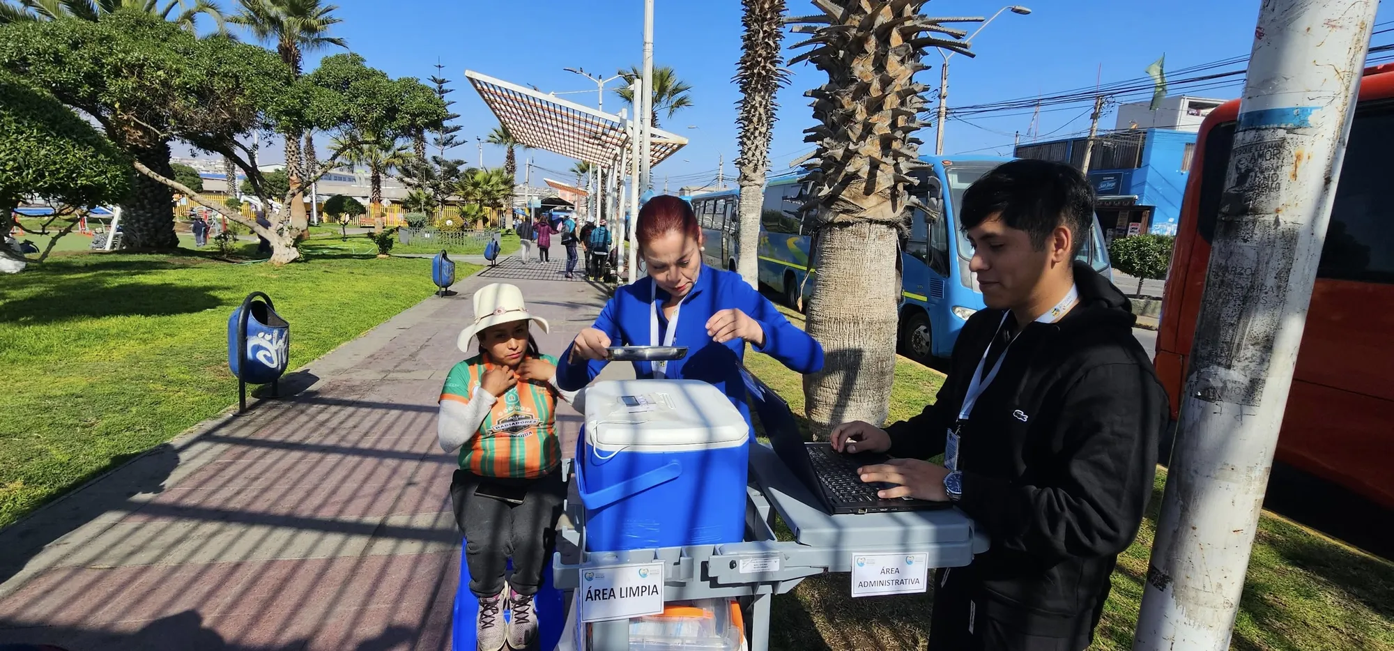 En Alto Hospicio con Vacunatorio Móvil y Carrito Vacunador fortalecen vacunación contra enfermedades infecciosas