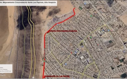 Mejoramiento de Circunvalación Sur de Alto Hospicio inicia diseño y proyecta obras a 2027
