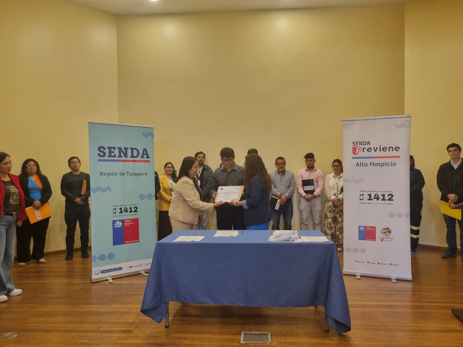 SENDA Tarapacá reconoce compromiso preventivo de organizaciones públicas y privadas de Alto Hospicio