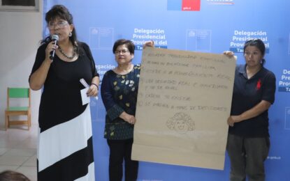 Conmemoran el Día de la Eliminación de la Violencia contra la Mujer en La Tirana