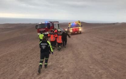 fallece parapentista en palo de buque