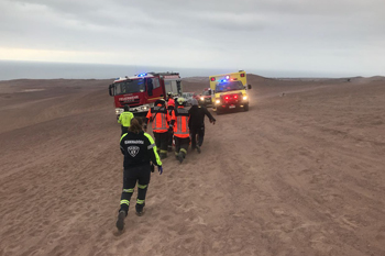 fallece parapentista en palo de buque