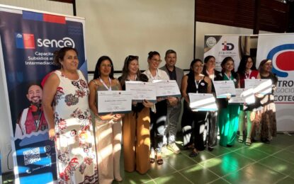 SENCE y ChileValora certifican a 15 mujeres cuidadoras en Tarapacá
