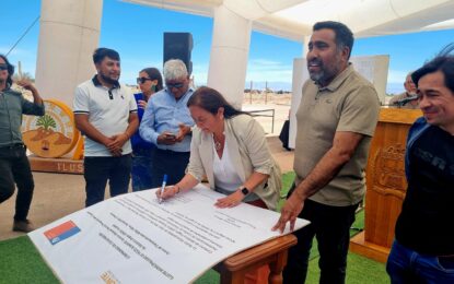SENDA Tarapacá y Municipalidad de Pozo Almonte realizan hito simbólico para la instalación del primer centro regional de tratamiento para niños, niñas y adolescentes