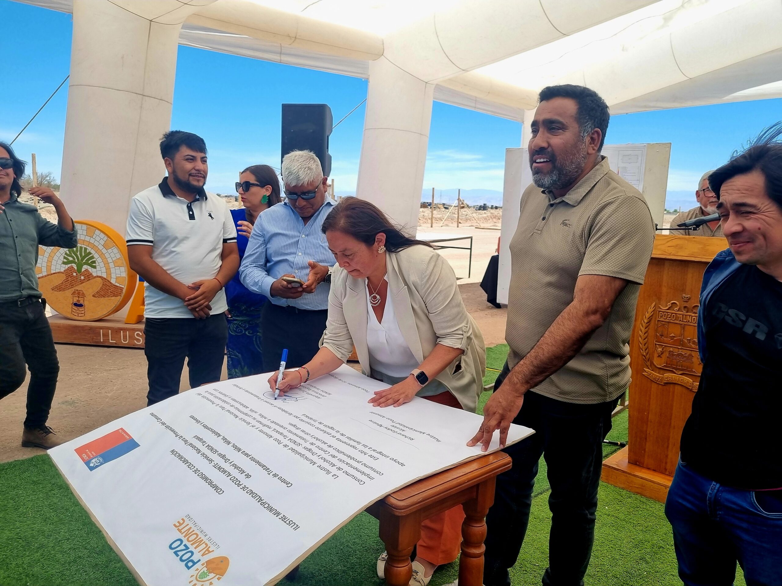 SENDA Tarapacá y Municipalidad de Pozo Almonte realizan hito simbólico para la instalación del primer centro regional de tratamiento para niños, niñas y adolescentes