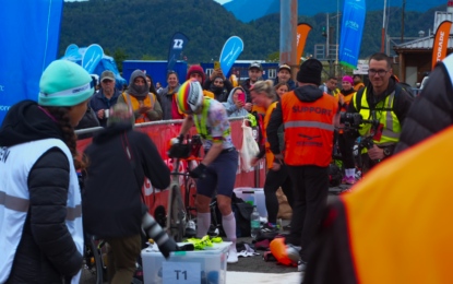 Emporcha nuevamente fue parte del triatlón “Patagonman” y apoyo a competidores locales