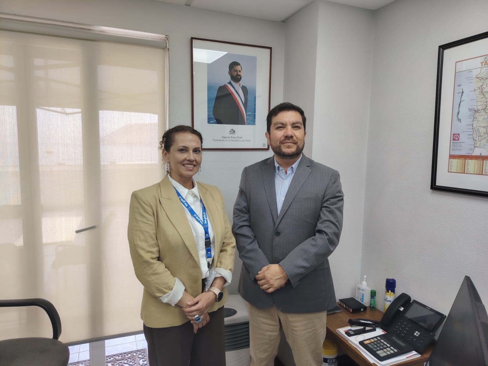 Nueva directora regional del INE Tarapacá se reúne con Seremi de Economía