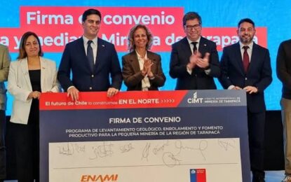Ministerio de Minería y ENAMI lanzan plan estratégico para potenciar la pequeña minería en Tarapacá
