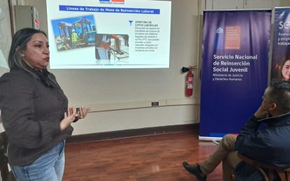 Fortalecen reinserción de jóvenes a través de Comunidad de Empresas en Tarapacá