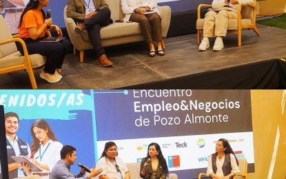 POZO ALMONTE FUE ESCENARIO DEL TERCER ENCUENTRO DE EMPLEO Y NEGOCIOS CON FOCO EN LAS PYMES