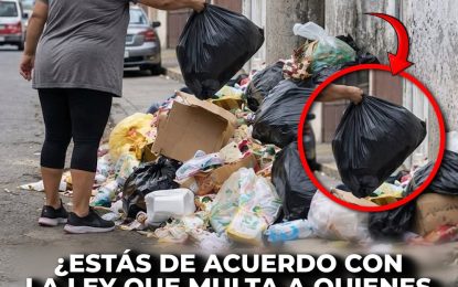 ¿DEBERÍAN IMPONER MULTAS A QUIENES ARROJAN BASURA EN LAS CALLES?