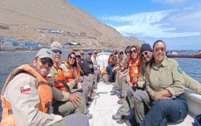 GUARDAPARQUES DE CONAF TARAPACÁ CONMEMORAN SU DÍA RECORRIENDO EL ÁREA MARINA COSTERA PROTEGIDA MAR DE PISAGUA